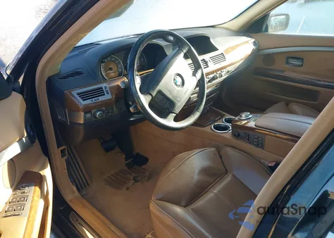 2007 BMW 750Li from USA, damaged, VIN WBAHN83517DT72411